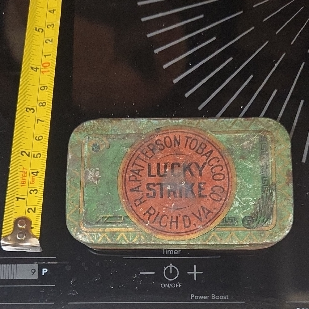Vintage Tobacco Tin - Green